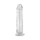 Фаллоимитатор на присоске Crystal Jellies Realistic Dildo Clear Mr. Rude 8.5