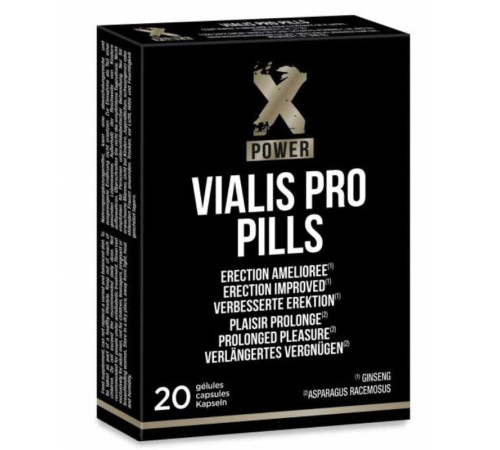 Препарат для мужчин Xpower Vialis Pro Erection Improved, 20 капсул