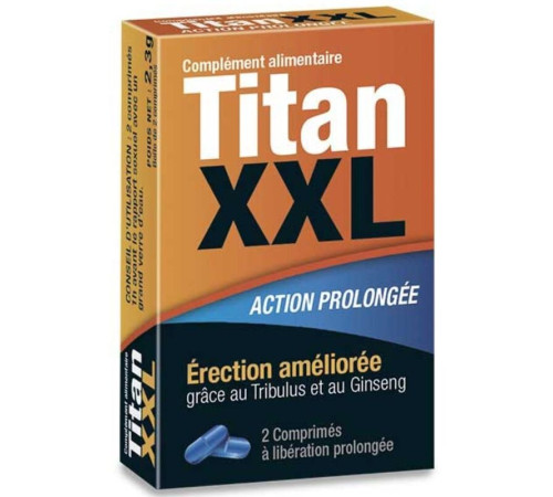 Препарат для эрекции Titan XXL Erection Increase Testosterone, 2 таблетки