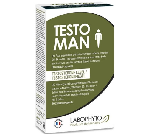 Препарат для мужчин TestoMan Testosterone Level Up, 60 капсул