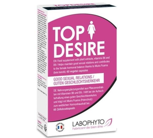 Препарат для женщин Top Desire Improved Womens Libido, 60 капсул