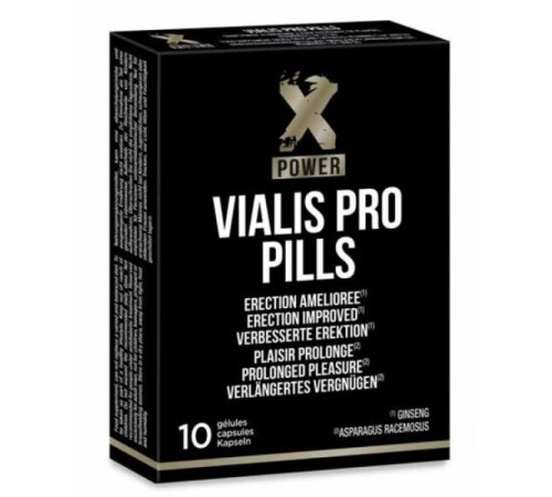 Улучшение эрекции XPower Vialis Pro Erection Improved, 10 таблеток