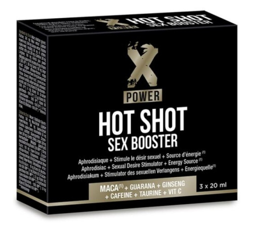 Афродизиак для пар XPower Hot Shot Sex Booster, 3x20мл