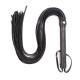 Классическая черная плеть с рукояткой Leather Whip Black