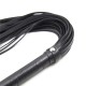 Классическая черная плеть с рукояткой Leather Whip Black