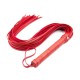 Классическая красная плеть с рукояткой Leather Whip Red