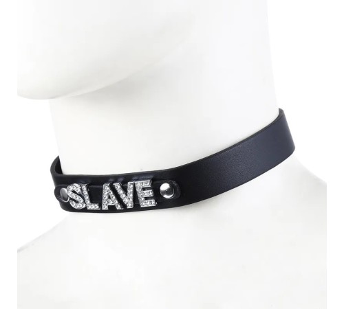 Leather Collar-SLAVE