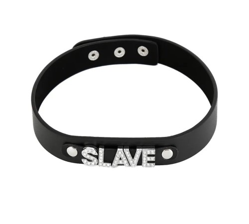 Leather Collar-SLAVE