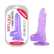 Фаллоимитатор на присоске Crystal Jellies Realistic Dildo Purple Mr. Rude 5.3