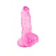 Фаллоимитатор на присоске Crystal Jellies Realistic Dildo Pink Mr. Rude 5.3