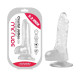 Фаллоимитатор на присоске Crystal Jellies Realistic Dildo Clear Mr. Rude 5.3