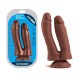 Фаллоимитатор на присоске Double Penetrator Brown Mr. Rude 7.3