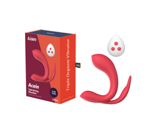 Вибростимулятор для женщин Triple кульмінація Vibrator Kissen Acein