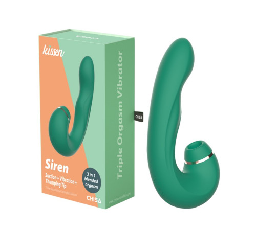 Вибростимулятор для женщин Triple кульмінація Vibrator Kissen Siren