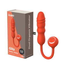 Масажер для женщин Dual кульмінація Vibrator Kissen Glitz