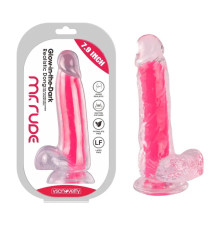 Фаллоимитатор на присоске Glow-in-the-Dark Dong Pink Mr. Rude 7.9