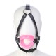 Кляп с отверстием в форме губ Bondage Mouth Gag Pink