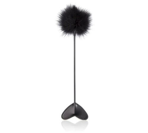 Стек в виде сердца с пером Feather Heart Teaser Black