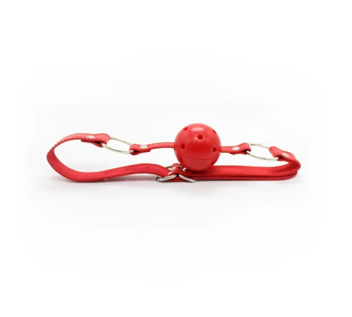 Кляп с отверстиями Mouth Ball Gag Red