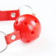 Кляп с отверстиями Mouth Ball Gag Red