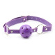 Кляп с отверстиями Mouth Ball Gag Purple