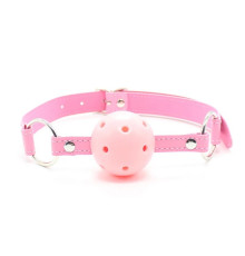 Кляп с отверстиями Mouth Ball Gag Pink