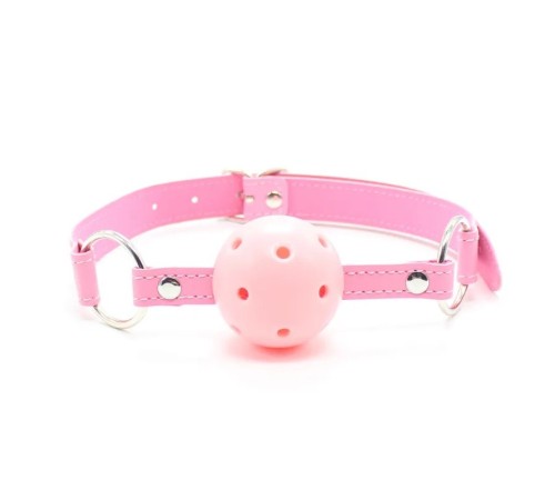 Кляп с отверстиями Mouth Ball Gag Pink