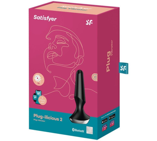 особиста пробка Satisfyer Plug Vibrator Ilicious 2 Black