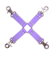 Крестовина-фиксатор для наручников и наножников Bdsm Cross Purple