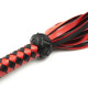 Плеть с рукояткой Fetish Leather Whip Red