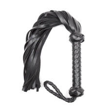 Плеть с рукояткой Fetish Leather Whip Black