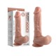 Фаллоимитатор на присоске Dual-Layered Nature-Feel Silicone Dildo 8.2