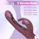 Фантастический вибратор для женщин Greedy Triple Stimulating Massager Burgundy