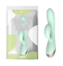 Бирюзовый вибратор Inflatable Dual Pleasure Dildo