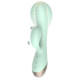 Бирюзовый вибратор Inflatable Dual Pleasure Dildo