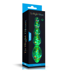 Светящийся масажер Twilight Gleam Glass Dildo Tantalizing Orbs