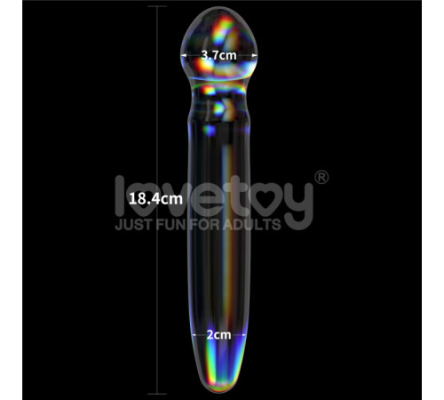 Стеклянный дилдо Twilight Gleam Glass Dildo Prism Glass