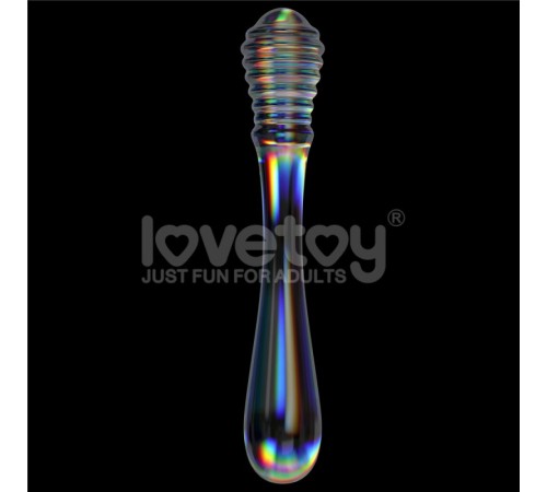 Стеклянный дилдо Twilight Gleam Glass Dildo Twin Pleasures