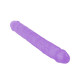 Фаллоимитатор двойной Mr. Rude Crystal Jellies Realistic Double-ended Dildo Purple 12.0