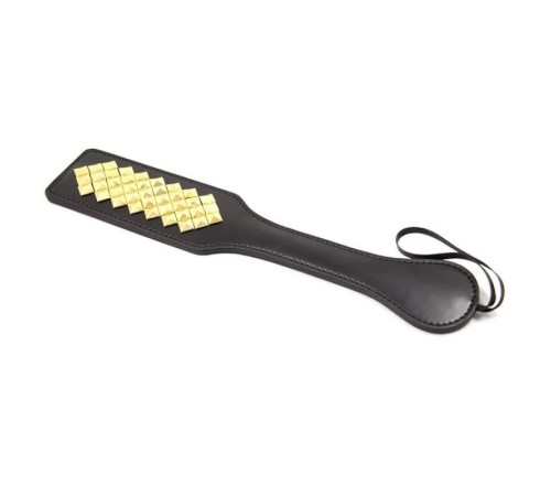 Шлепалка с шипами Fetish Boutique Diamante Spanking Paddle Gold