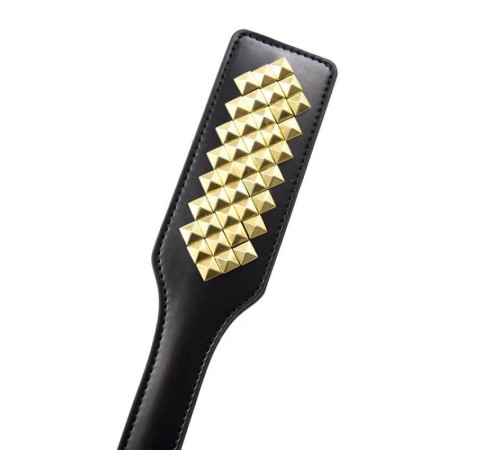 Шлепалка с шипами Fetish Boutique Diamante Spanking Paddle Gold