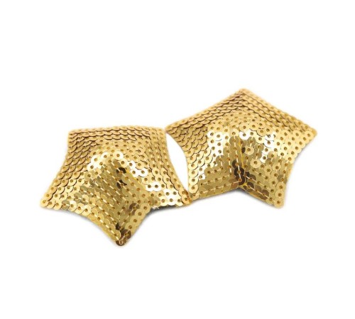 Стикини на соски в форме звезды Nipple Pasties Golden