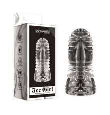 Прозрачный мастурбатор для мужчин Ice Girl Textured Sensation Stroker