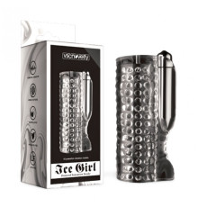 Прозрачный мастурбатор для мужчин 10 Speed vibration Ice Girl Textured Sensation Stroker