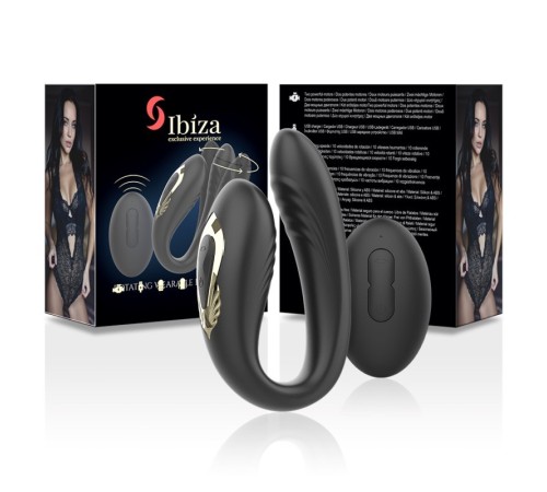 Вибростимулятор для пар Ibiza Rotating Dual Vibrator