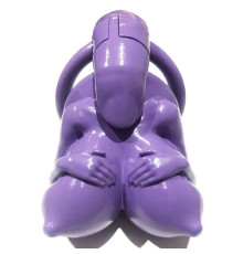 Пояс  для мужчин Big Boobs New Chastity Device Purple