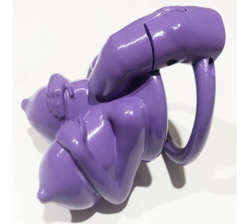 Пояс  для мужчин Big Boobs New Chastity Device Purple