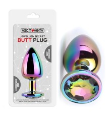 особиста пробка Jewelled Secret Butt Plug Rainbow Large