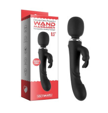 Масажер уникальный тройной для женщин Deluxe Extra Powerful Wand Massager