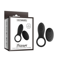 Кольцо эрекционное с вибрацией Pleasure Luxury Remote Control Silicone Cock Ring